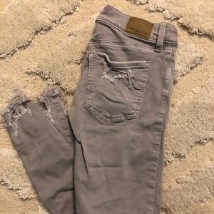 American Eagle- gray jeggings